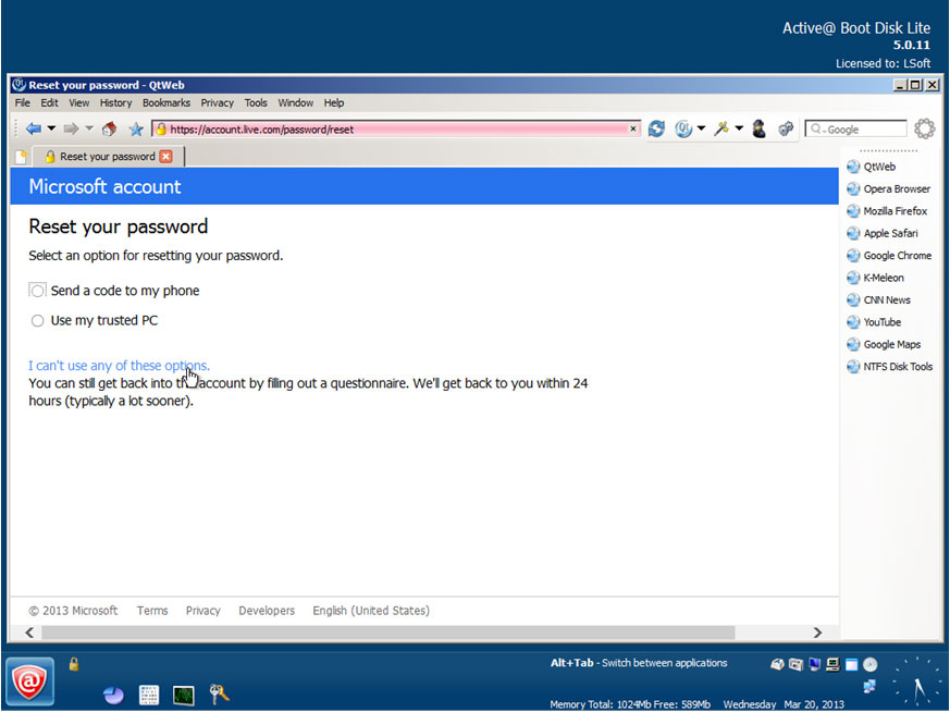 Password changer windows 8: Enter your Windows live 
account e-mail address