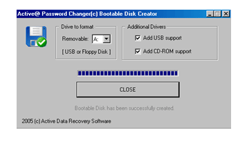 Password recovery software. Boot Disk