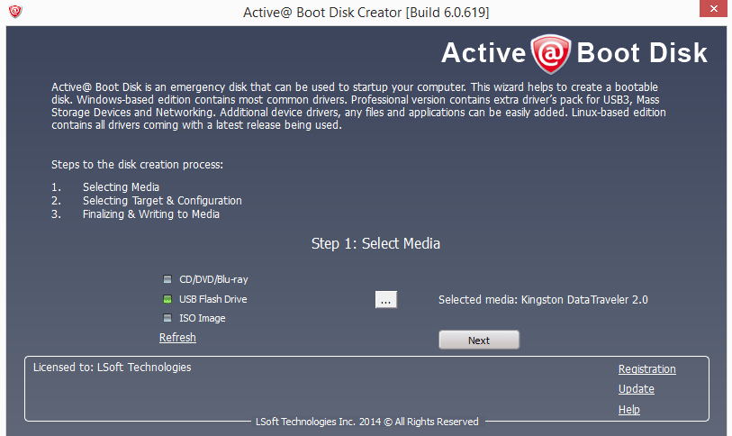 Boot Disk Creator Wizard